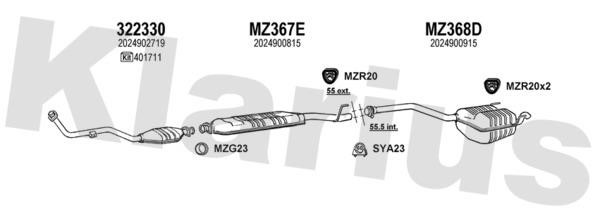  600347U Exhaust system 600347U: Buy near me in Poland at 2407.PL - Good price!