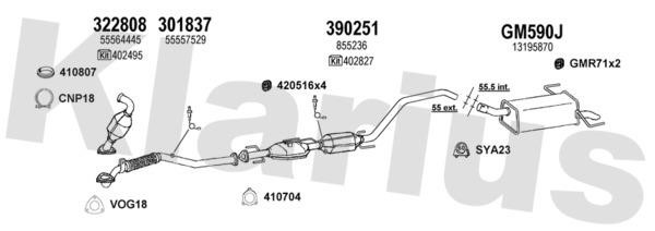  391745U Exhaust system 391745U: Buy near me in Poland at 2407.PL - Good price!