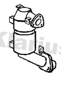 Klarius 390620 Soot/Particulate Filter, exhaust system 390620: Buy near me in Poland at 2407.PL - Good price!