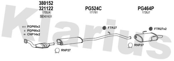 Klarius 630360U Abgasanlage 630360U: Kaufen Sie zu einem guten Preis in Polen bei 2407.PL!