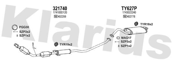  900437U Exhaust system 900437U: Buy near me in Poland at 2407.PL - Good price!
