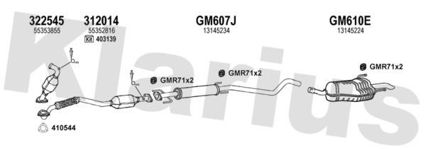  391622U Exhaust system 391622U: Buy near me in Poland at 2407.PL - Good price!