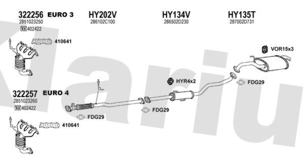  450101U Exhaust system 450101U: Buy near me in Poland at 2407.PL - Good price!