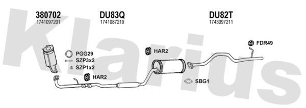  300062U Exhaust system 300062U: Buy near me in Poland at 2407.PL - Good price!