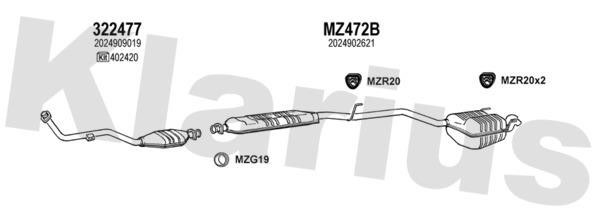 Klarius 600566U Abgasanlage 600566U: Bestellen Sie in Polen zu einem guten Preis bei 2407.PL!