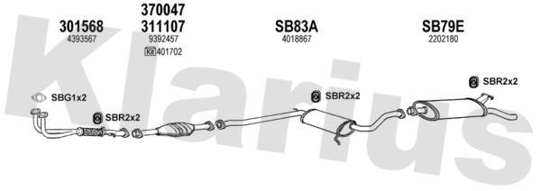 Klarius 750077U Abgasanlage 750077U: Kaufen Sie zu einem guten Preis in Polen bei 2407.PL!