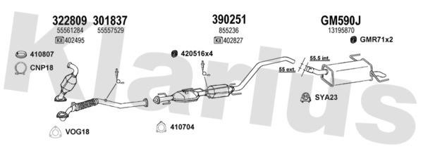  391753U Exhaust system 391753U: Buy near me in Poland at 2407.PL - Good price!