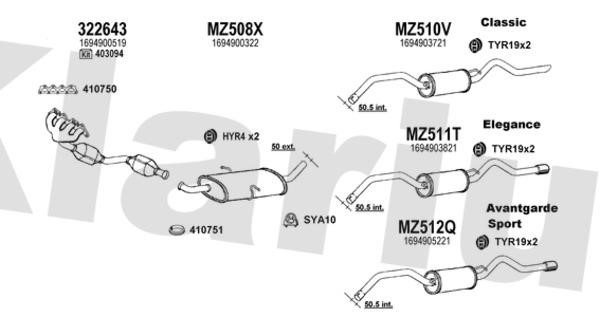  600633U Exhaust system 600633U: Buy near me in Poland at 2407.PL - Good price!