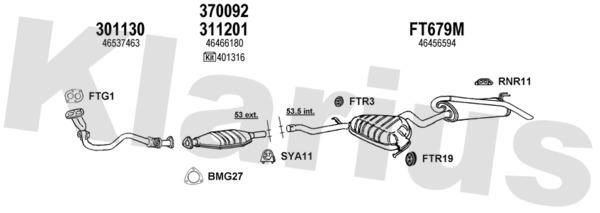  330731U Exhaust system 330731U: Buy near me in Poland at 2407.PL - Good price!