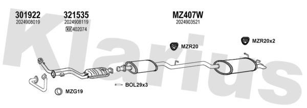  600553U Exhaust system 600553U: Buy near me in Poland at 2407.PL - Good price!