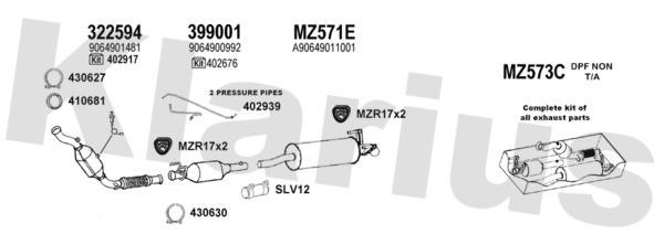  600579U Exhaust system 600579U: Buy near me in Poland at 2407.PL - Good price!