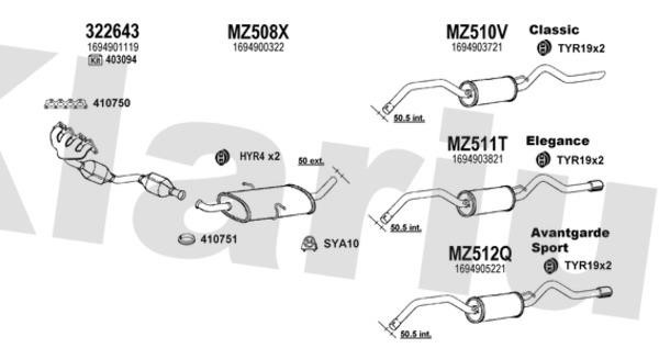  600657U Exhaust system 600657U: Buy near me in Poland at 2407.PL - Good price!