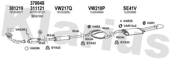  790043U Exhaust system 790043U: Buy near me in Poland at 2407.PL - Good price!