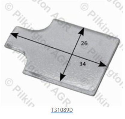 Pilkington 250021744 Gel Pad, optical element 250021744: Buy near me in Poland at 2407.PL - Good price!