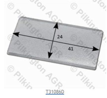 Pilkington 250021741 Gel Pad, optical element 250021741: Buy near me at 2407.PL in Poland at an Affordable price!