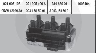 Brecav 214.008 Ignition coil 214008: Buy near me in Poland at 2407.PL - Good price!