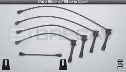 Brecav 25.504 Ignition cable kit 25504: Buy near me in Poland at 2407.PL - Good price!