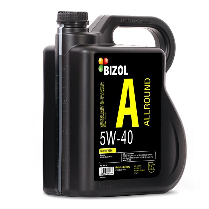 Bizol B85226 Engine oil Bizol Allround 5W-40, 4L B85226: Buy near me in Poland at 2407.PL - Good price!