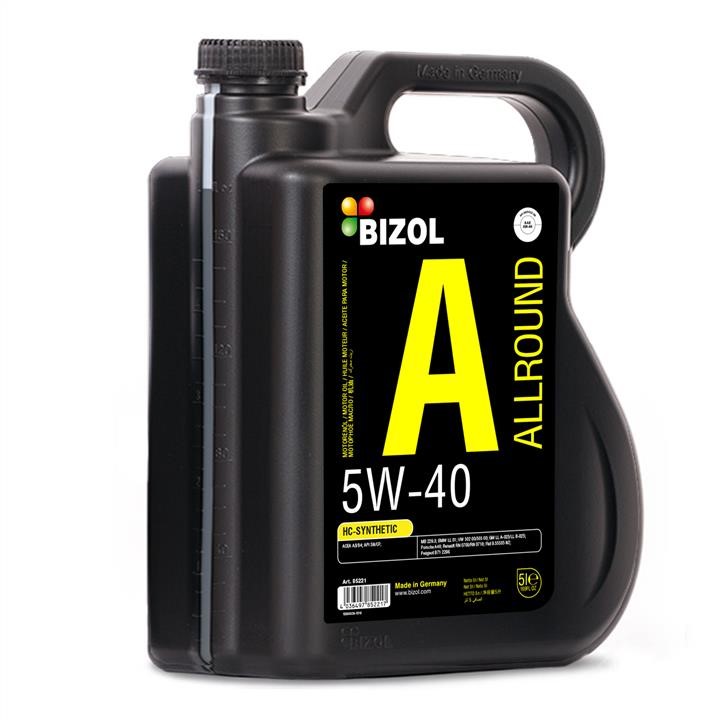 Bizol B85221 Olej silnikowy Bizol Allround 5W-40, 5L B85221: Dobra cena w Polsce na 2407.PL - Kup Teraz!