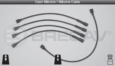 Brecav 11.407 Ignition cable kit 11407: Buy near me in Poland at 2407.PL - Good price!