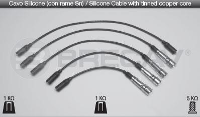 Brecav 14.514 Ignition cable kit 14514: Buy near me in Poland at 2407.PL - Good price!