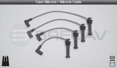 Brecav 15.550 Ignition cable kit 15550: Buy near me in Poland at 2407.PL - Good price!