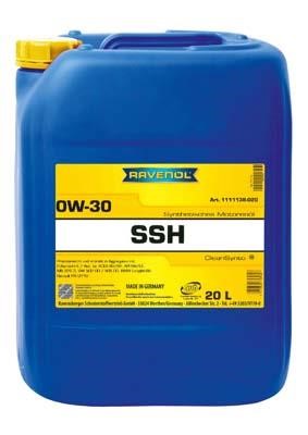 Ravenol 1111138-020-01-999 Моторна олива Ravenol SSH 0W-30, 20л 111113802001999: Приваблива ціна - Купити у Польщі на 2407.PL!