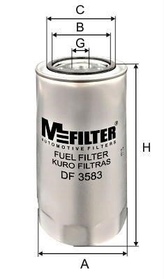 M-Filter DF 3583 Fuel filter DF3583: Buy near me in Poland at 2407.PL - Good price!