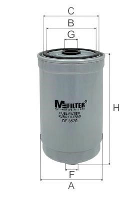 M-Filter DF 3570 Топливный фильтр DF3570: Отличная цена - Купить в Польше на 2407.PL!