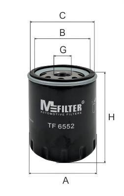 M-Filter TF 6552 Oil Filter TF6552: Buy near me in Poland at 2407.PL - Good price!
