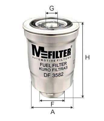 M-Filter DF 3582 Fuel filter DF3582: Buy near me in Poland at 2407.PL - Good price!