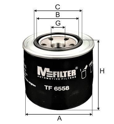 M-Filter TF 6558 Масляный фильтр TF6558: Отличная цена - Купить в Польше на 2407.PL!