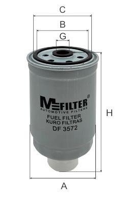 M-Filter DF 3572 Fuel filter DF3572: Buy near me in Poland at 2407.PL - Good price!