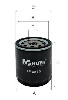 M-Filter TF 6550 Масляный фильтр TF6550: Отличная цена - Купить в Польше на 2407.PL!