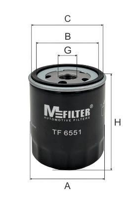 M-Filter TF 6551 Oil Filter TF6551: Buy near me in Poland at 2407.PL - Good price!