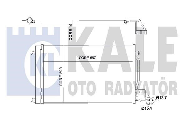 Kale Oto Radiator 342395 Радіатор кондиціонера (Конденсатор) 342395: Приваблива ціна - Купити у Польщі на 2407.PL!