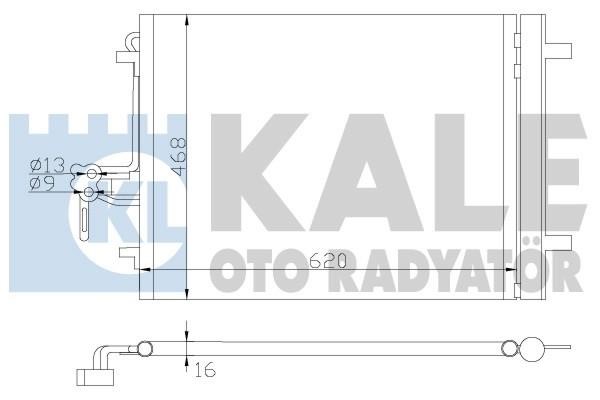 Kale Oto Radiator 386200 Радиатор кондиционера (Конденсатор) 386200: Отличная цена - Купить в Польше на 2407.PL!