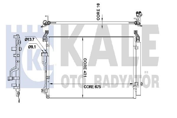 Kale Oto Radiator 342530 Cooler Module 342530: Buy near me in Poland at 2407.PL - Good price!