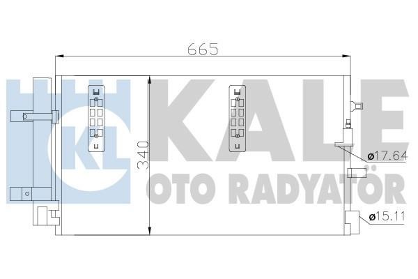 Kale Oto Radiator 375800 Радиатор кондиционера (Конденсатор) 375800: Отличная цена - Купить в Польше на 2407.PL!