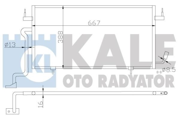 Kale Oto Radiator 385500 Cooler Module 385500: Buy near me in Poland at 2407.PL - Good price!
