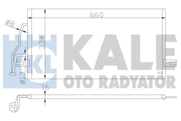 Kale Oto Radiator 343155 Cooler Module 343155: Buy near me at 2407.PL in Poland at an Affordable price!
