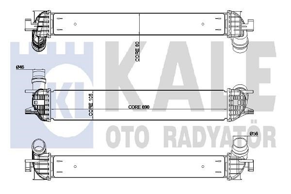 Kale Oto Radiator 342385 Intercooler, charger 342385: Buy near me in Poland at 2407.PL - Good price!