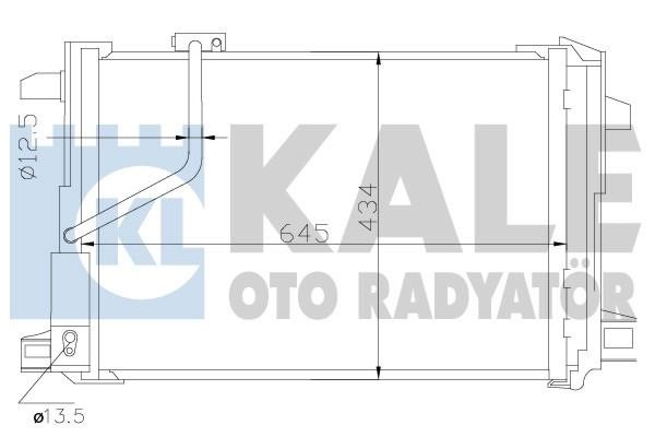 Kale Oto Radiator 343030 Радіатор кондиціонера (Конденсатор) 343030: Приваблива ціна - Купити у Польщі на 2407.PL!