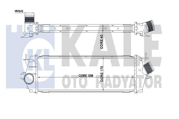 Kale Oto Radiator 345030 Интеркулер 345030: Отличная цена - Купить в Польше на 2407.PL!