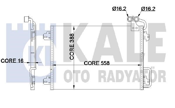 Kale Oto Radiator 345550 Конденсатор 345550: Отличная цена - Купить в Польше на 2407.PL!