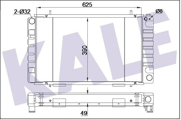 Kale Oto Radiator 183800 Kühler motorkühlung 183800: Kaufen Sie zu einem guten Preis in Polen bei 2407.PL!