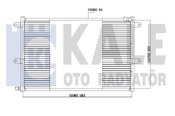 Kale Oto Radiator 384600 Конденсатор 384600: Отличная цена - Купить в Польше на 2407.PL!