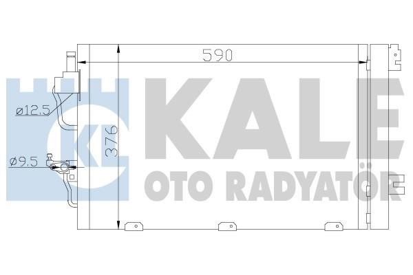 Kale Oto Radiator 393400 Радиатор кондиционера (Конденсатор) 393400: Отличная цена - Купить в Польше на 2407.PL!
