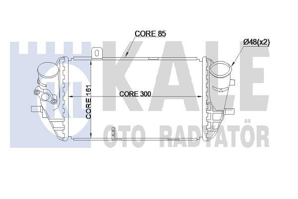Kale Oto Radiator 344950 Интеркулер 344950: Отличная цена - Купить в Польше на 2407.PL!