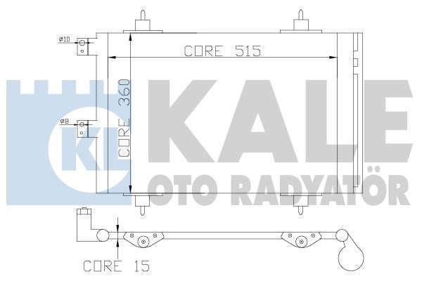Kale Oto Radiator 385600 Радиатор кондиционера (Конденсатор) 385600: Отличная цена - Купить в Польше на 2407.PL!